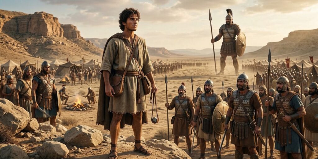 A Young Shepherd Named David